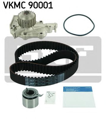 VKMC 90001 SKF - Насос охолоджуючої рідини + комплект зубчатого ремня1